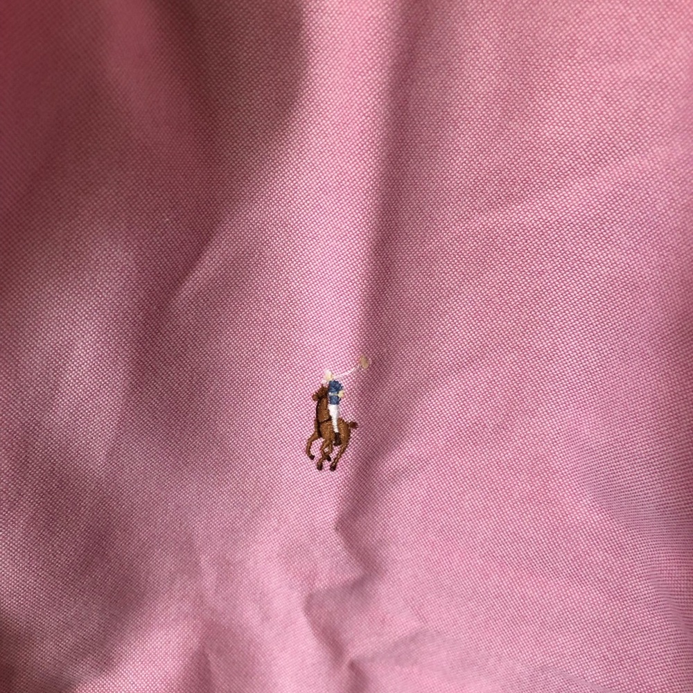 Ralph Lauren Light Pink Button-Down Oxford Shirt - Picture 4 of 4